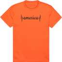 Rapiddominance America Basic Tees (Orange, S)