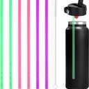 2 x 6pcs Replacement Straws for Hydro Flask Wide Mouth Bottle 32oz, BPA-Free Reusable Plastic Straws for Hydroflask 18/40/64oz Straw Lid Tumbler Replacement Accessories(Pink, Green, Purple)