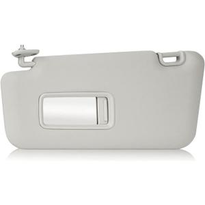 Gray Driver Left Side Sun Visor Replacement Compatible with 2009 2010 2011 2012 2013 Subaru Forester Replace 92011SC033LO