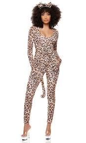 Leopard Halloween Costume, Women Halloween Costumes (Small)