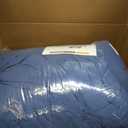Saferay California King Quilted Pinch Pleat Comforter, 102x96, Steel Blue, California King Size