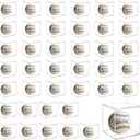 40 Pcs Baseball Display Case Transparent Autograph Ball Protector Baseball Cube Memorabilia Showcase UV Protected Acrylic Boxes for Friends Club Fans