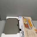 bella 10" x 20" Electric Griddle with Warming Tray, EverGood Ceramic Nonstick Coating & Removable Temperature Probe, Dishwasher-Safe Drip Tray & Cool Touch Handles, 1500 Watt, Oatmilk