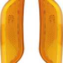 FIT LED Fender Turn Signal Indicator Amber Light For PETERBILT 567 579 587 2010-2019 Left Driver & Right Passenger Side P54-6147, P54-1212-100, P54-6147R, P54-1212-100R F00001/F00002