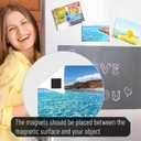 2 x Small Magnets for Crafts with Adhesive Backing 0.8 x 0.8 in - Pack of 120 Self Sticky Magnetic Dots Peel and Stick - Cut Square Magnet Stickers for Fridge, DIY, Classroom