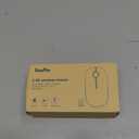 VssoPlor Wireless Mouse, 2.4G Slim Portable Computer Laptop Mouse with Nano Receiver Quiet Silent Optical Mice for Notebook, PC, Laptop, Computer-Black and Gold