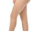 2 Pairs Plus Size Tights for Women, Rip Resistant Tights, Run Resistant Pantyhose, 20D Sheer High Waist Stretch Stockings