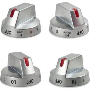 DG94-03500A/Z Stove Knobs Replacement, DG94-03500V DG94-03500W Knobs Compatible with Samsung NE63T8111SS/AA NE63T8311SS/AA Range Control Knob