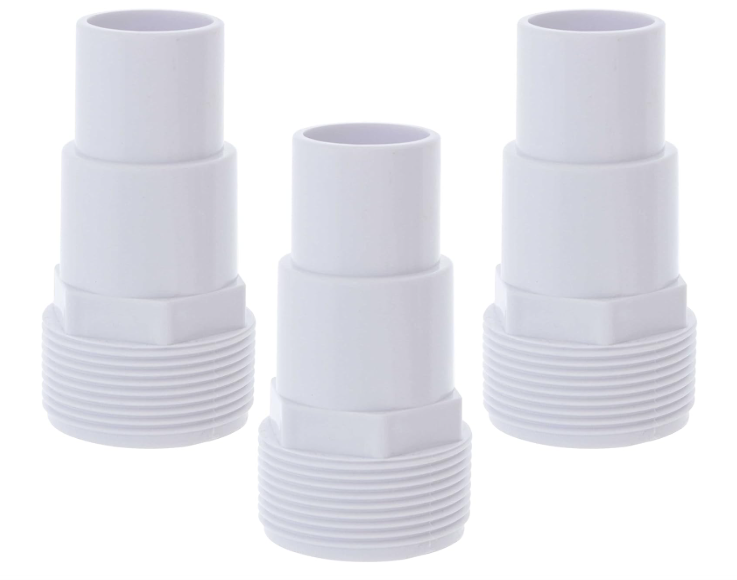 U.S. Pool Supply Replacement Universal Combo Hose Adapter, 1-1/4" or | 1-1/2", 3 Pk - Fits Above-Ground Pool Pump, Filter, Skimmer, Compatible with Hayward SPX1091Z7 or SPX1091Z4, Chlorine Feeders
