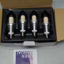 gezee LED Candelabra Bulb Light, Non-Dimmable, 100 Watt Equivalent Lighting, 12W LED Candle Bulbs, Warm White 3000K, 120V, 1200Lumens, E12 Base, Chandelier Bulbs, Torpedo Shape(8-Pack)