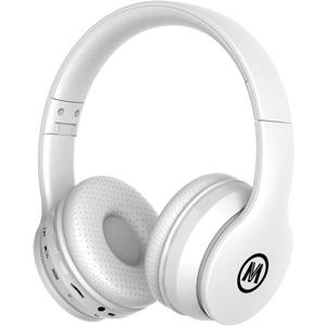 Kids Headphones Bluetooth 5.3 60H Play Time Wireless Kids Volume Limited 85 /110dB Over Ear Foldable Protection Headset with Mic AUX 3.5mm for Boys Girls Child School Pad Tablet White