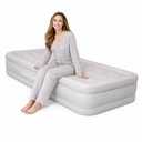 Supply Cube Single Inflatable Bed - Waterproof and Durable Air Mattress for All Night Comfort - Versatile Camping Bed for Home or Outdoor