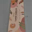 10 Inch Colored Taper Candles for Religious and Spiritual Settings, 10 Pack Unscented Candlesticks for Holiday, Seasonal Celebration and Home Decoration (Multicolor)