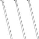 Maozaa 3 Inch Hardware Nails, 50pcs Stainless Steel 304 Hanging Nails for Hanging Pictures, Long Wood Finishing Nails (Silver)