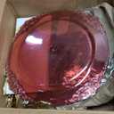 Hioasis 175pcs Burgundy and Gold Plastic Plates - Elegant Disposable Dinnerware Set Suitable for 25 Guests Include 10.25" Dinner & 7.5" Dessert Plates, Cutlery, Napkins, Cups for Party