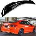 Rear Spoiler Compatible with 2022-2025 Honda Civic, Pro Duckbill Spoiler Fits for 22-25 Sedan, Exterior High Kick Trunk Tail Deck Lid Wing Lip (Glossy Black)