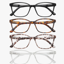 BLS Bues 4 Pack Blue Light Blocking Reading Glasses,Readers for Women and Men with Spring Hinge, Color: C1 Mix, +1.5