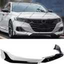 Front Bumper Lip Compatible with Honda Accord 2021-2022 ACR Style,3Pcs Air Dam Spoiler Splitter Chin,Fits for EX-L LX SE Sport Touring Hybrid, Protection Body Kit (Platinum White Pearl NH-883P)