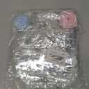 Nihaoya 24 Pcs Clear Gift Bags with Handles, Party Favor Clear Goodie Bag, 7.9 x 7.9 x 3.2 inches