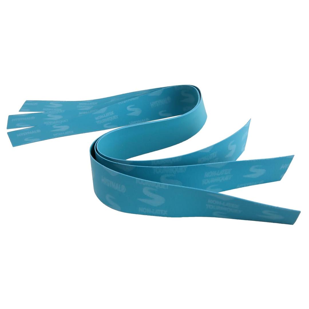 Hysynal Disposable Non-Latex Tourniquets, 1,000 Lay-Flat Straps, 10 Boxes of 100 Blue Disposable Tourniquet Straps for Drawing Blood