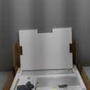 TokeShimi 14x18 Recessed Medicine Cabinet with Mirror Aluminum, Frameless Bathroom Mirror with Storage Stepless Adjustable, Silver Surface Mount Medicine Cabinet for Bathroom Farmhouse