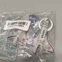 2 Piece 
NASA Space Shuttle Keychains, 3D Soft PVC Backpack Charms, Shuttle Zipper Pulls, Space Party, Science Gifts for Kids, Teens, Students, Space Lovers, funny text on shuttle Blind Random Picks
