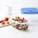 Glad Food Storage Containers - Deep Dish Container - 64 Ounce - 3 Containers - 6 pack