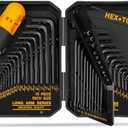 ELEAD Hex Key Allen Wrench Set: 41-Piece Hex and Torx Key Set with Torque Handle, Standard SAE(0.028"-3/8") & Metric(0.7mm-10mm) & Torx(T9-T50) in Storage Case, Heat Treated Chrome Vanadium Steel