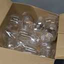 FOCUSLINE 20 Pack Plastic Wine Glasses Stemless, 12 Oz Crystal Clear Disposable Wine Cups, Reusable Plastic Wine Glasses for Parties Weddings, Shatterproof Recyclable and BPA-Free