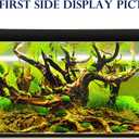 ELEBOX New 23" x 71" Fish Tank Background Paper Wallpaper 2 Sided Colorful Seaweed Water Plants Aquarium Poster Decorations