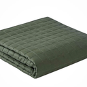 YnM Thermoregulating Blanket for Couples, Suit for Hot Sleeper and Cold Sleeper in One Bed(Finished Size 48x71 inches, Green)