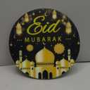 Honoson Eid Window Decoration Light 11 Inch 3D Ramadan Mubarak Light with Suction Cup Portable Islamic Muslim Style Battery Operated for Eid Al Fitr Party Indoor Outdoor Patio Bedroom (Classic)