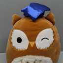 Squishmallows Original 12-Inch Arella Brown Owl with Graduation Cap - Official Jazwares Plush
