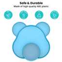 BlueOrigin Car Seat Snack Tray - Travel Tray for Kids Car Seat, Stroller, Booster and Anywhere with a Cup Holder, Toddler Road Trip Essentials Food Plate for Snacks, Toys, Entertainment (Blue)