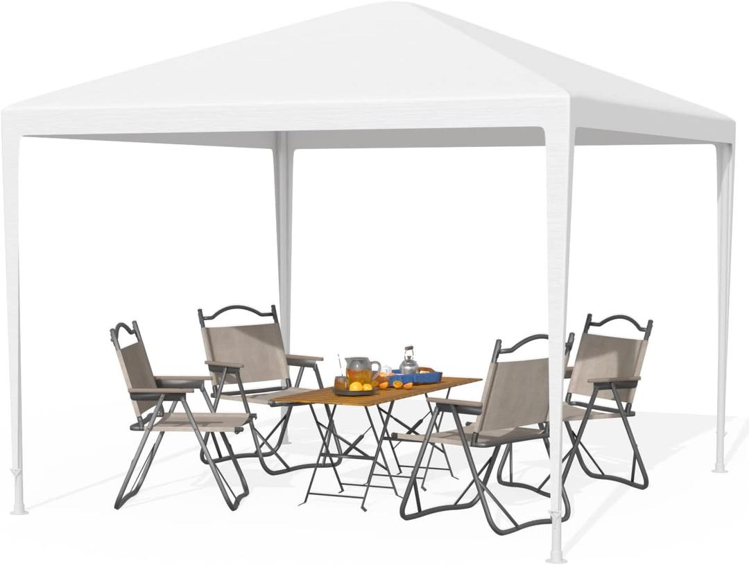 10x10 Gazebo Waterproof Outdoor Canopy Patio Tent Party Tent for Wedding BBQ Cater (10'x10' Party Tent)
