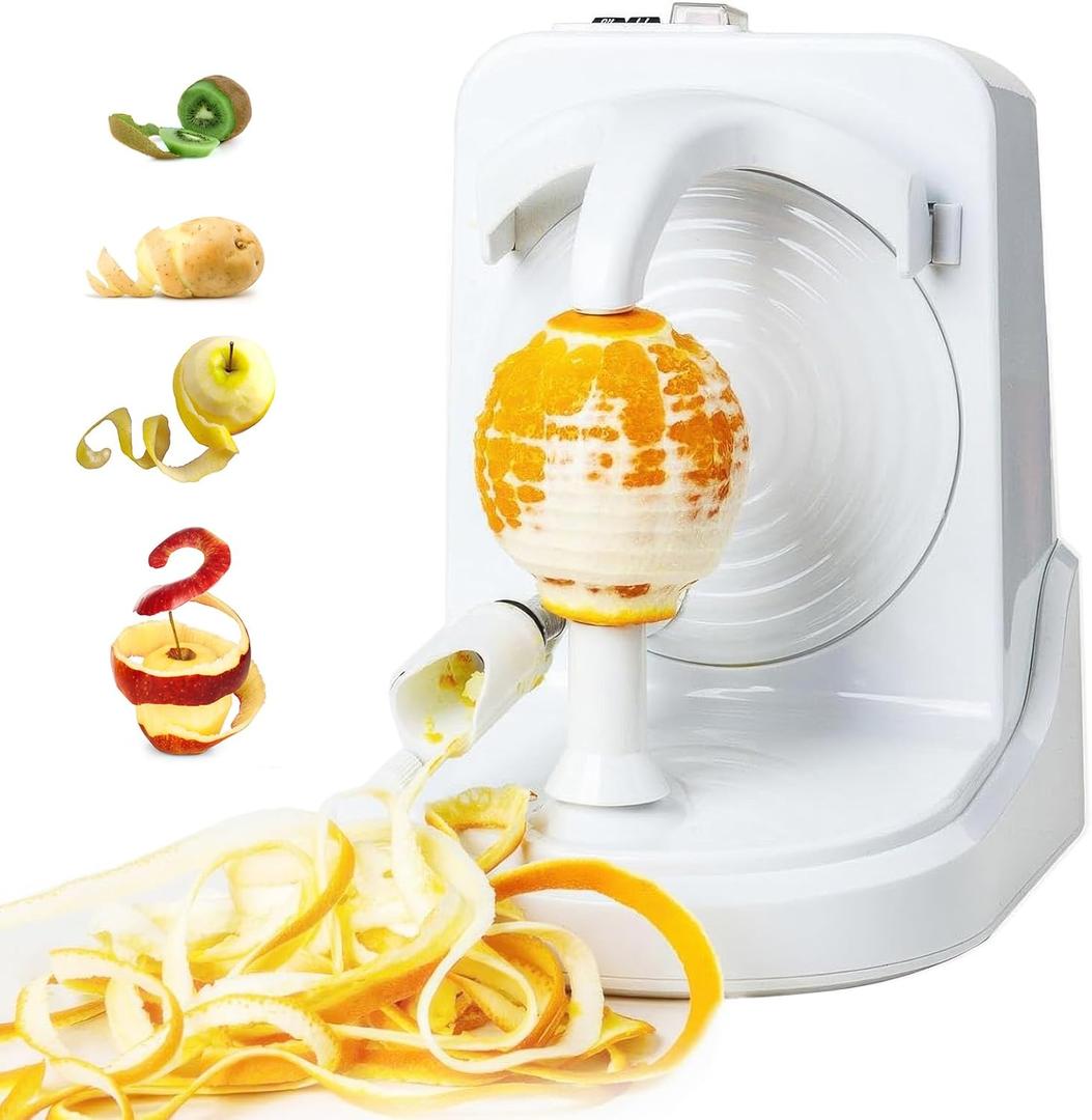 Potato Peeler Electric,Orange Peeler Tool Stainless Steel Multifunctional Peeler For Kitchen,Best Automatic Apple Peeler for Mango,Citrus,Lemon,Peach,Kiwi,Carrot Vegetable Fruit