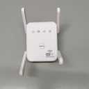 1200Mbps WiFi Extender Signal Booster for Home, Dual Band 5GHz/2.4GHz Wireless Internet Repeater with 4 External Antennas, Covers Up to 3600 Sq.ft & Supports 80 Devices, AP Mode with Ethernet Port