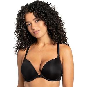 Smart & Sexy Women's Push-Up Bra – Comfortable Cotton and Spandex Fabric for Everyday Wear, 36DDD