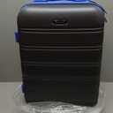 Rockland Melbourne Hardside Expandable Spinner Wheel Luggage, Carry-On 20", Grey