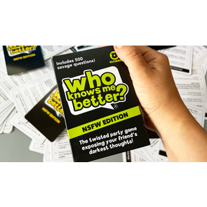 QUOKKA Who Knows Me Better? - Hot & Wild Edition | Bold & Spicy Party Card Game for Adults Only | 500+ Daring Questions to Expose Your Friends Deepest Desires
