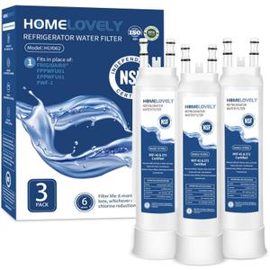FPPWFU01 Water Filter Replacement, Compatible with Frigidaire FPPWFU01, PurePour PWF-1, EPPWFU01 PureAdvantage PWF-1 (3 Pack)
