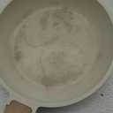 CAROTE Non Stick Frying Pan Skillet, Omelet Pan, Healthy Non Toxic Granite Chef Pan, Induction Compatible Egg Frying Pan with Heat-Resistant Handle, PFOA-Free, Cream White, 8"