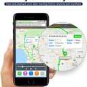 SinoTrack 4g GPS Vehicle Device Tracker, Real-Time OBD Car GPS Tracking Locator, Mini OBD II Vehicle Tracker for Car, Taxi and Truck, Tracking System No Subscription