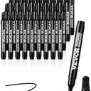 VEVOR Black Dry Erase Markers, 36 Pack Low-Odor Whiteboard Markers with Chisel Tip, Easily Clean Dry Erase Markers Bulk for School Office Home