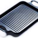 SKITCHN Nonstick Grill Pan, Induction Stove Top Grill Plate, Glass Grilling Pan for Indoor, Gas Range Grill Panel/Skillet