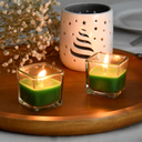 Candles 2.5 Oz 8 Pack Green