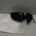 Right Passenger Side Mirror Compatible with Hyundai Sonata 2015 2016 2017 2018 2019 Power Glass Manual Folding Heated 5 Pins Replace HY1321203 | 87620-C2000 (Black)