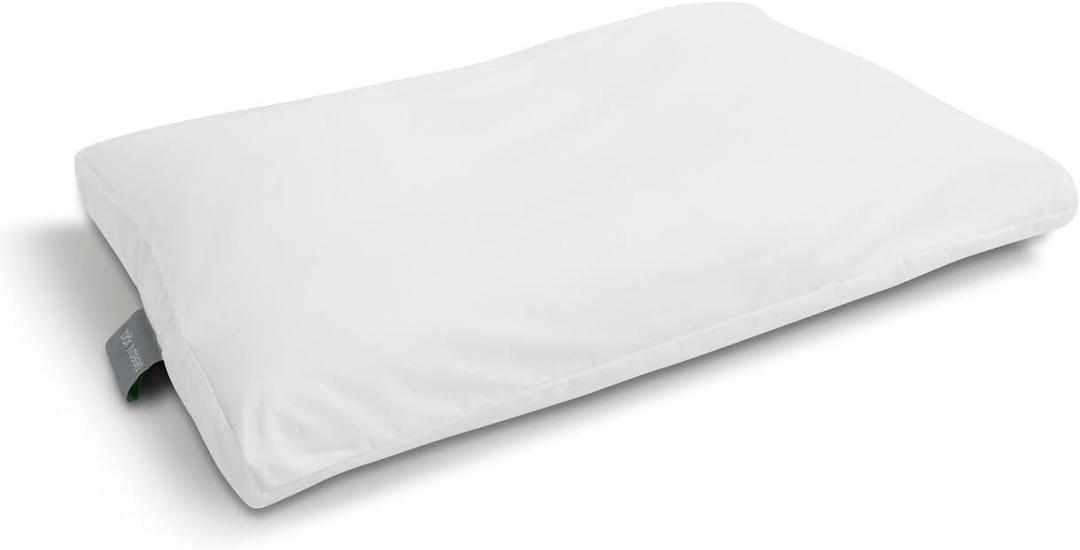 Sleep Yoga Cool and Fresh 2-Pack Standard/Queen Size Pillow Cover Protector-100% Cotton Hypoallergenic, Machine Washable-Lavender Purple, Standard/Queen Size, White