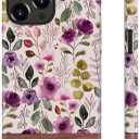 STARVIP for iPhone 16 Pro Max Case Cute – Wireless Charging Compatible – Dual-Layer Shockproof Protection with Stylish Wildflower Design – Protective Cover for Women - Custom Floral Wallpaper