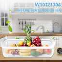 2 PACKS W10321304 Refrigerator Door Shelf by AMI PARTS Fit for Whirl-pool fridge shelf replacement WRS325FDAM02 WRS325FDAM04 WRS325FDAB02 WRS325FDAB06 WRS325FDAD02, Replaces AP6019471 PS11752778